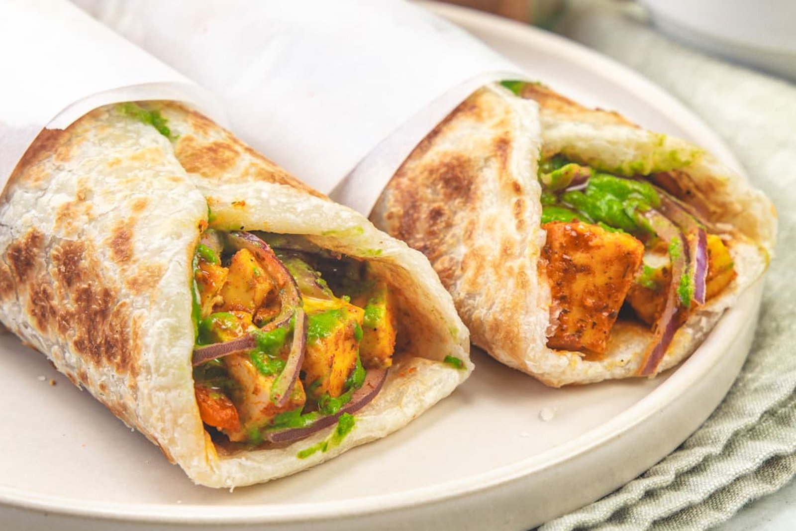 Tandoori Paneer Wrap