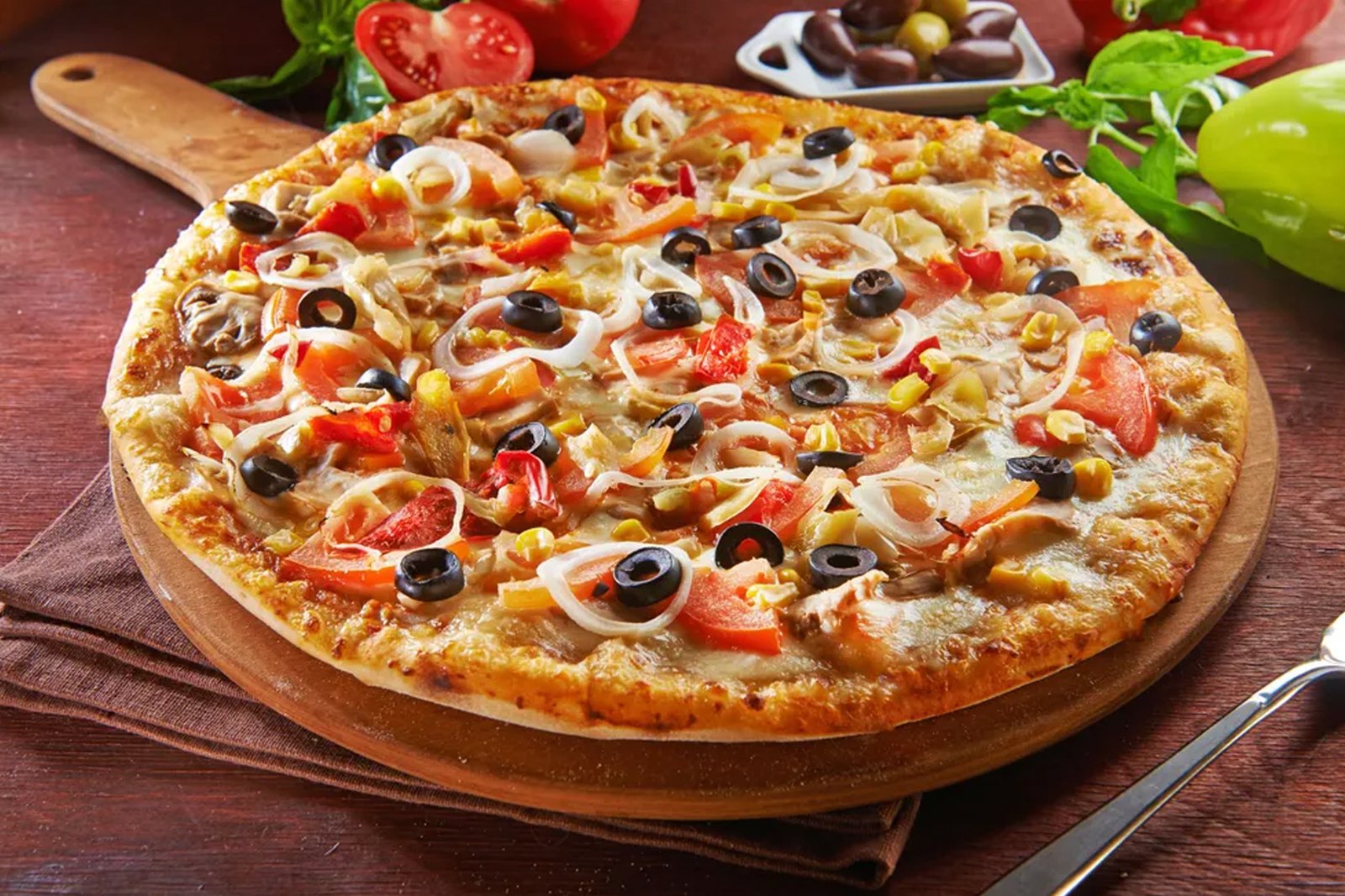 Veg. Treat Pizza