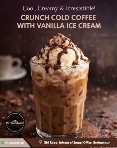 Crunch Cold Coffee With Ice Cream