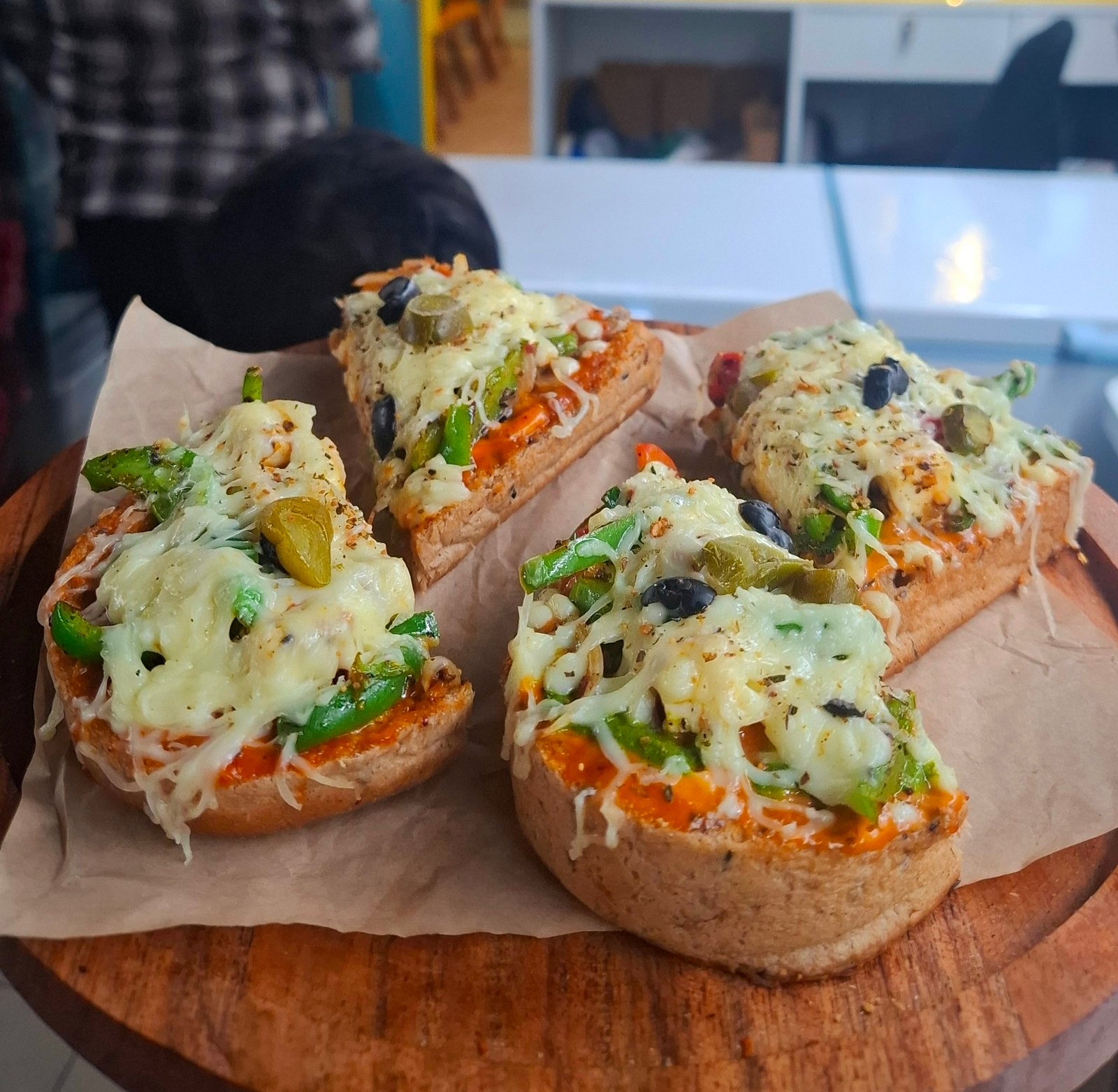Pizza Paneer Cheese Sub Sandwich